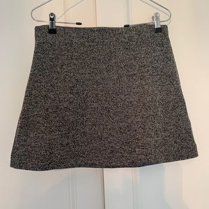 NWOT Topshop black and white tweed skirt